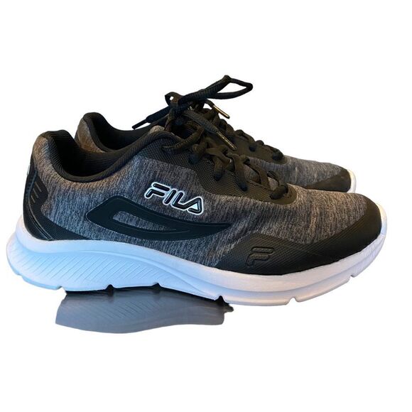 Fila Sz 8.5 Black Memory Trexan Lace-Up Running Sneakers - Picture 1 of 7